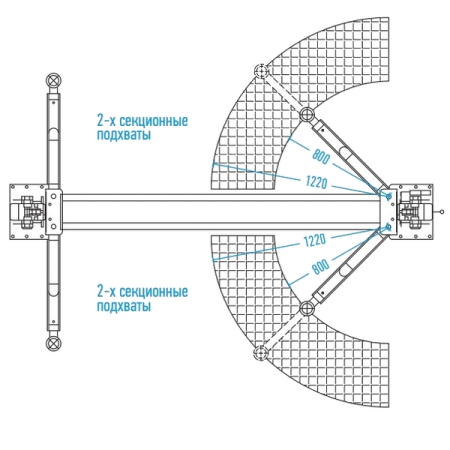 Nordberg N4120HE-4G Подъемник автомобильный 2-стоечный электрогидравлический 4 т, электростопора, 380V, серый Nordberg N4120HE-4G Подъемник автомобильный 2-стоечный электрогидравлический 4 т, электростопора, 380V, серый