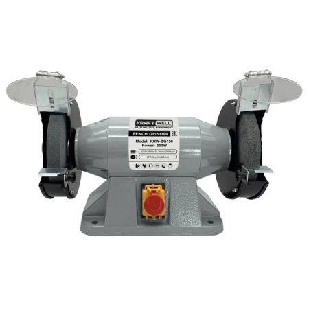 Заточной станок 150 мм, 550 Вт, KraftWell KRW-BG150