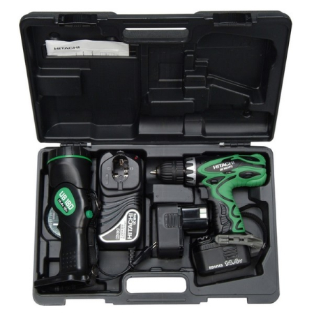 Аккумуляторный шуруповерт Hitachi DS14DVF3 1,5Ah