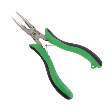 Круглогубцы с полукруглым сечением губок и режущей кромкой, длина 140 мм UNISON 6377-55AUS