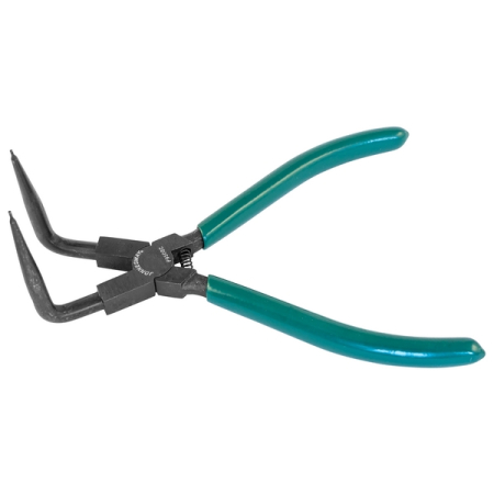 Щипцы для стопорных колец удлиненные, загнутые 90°, сжим, 10-32 мм, 215 мм, Jonnesway P9508C