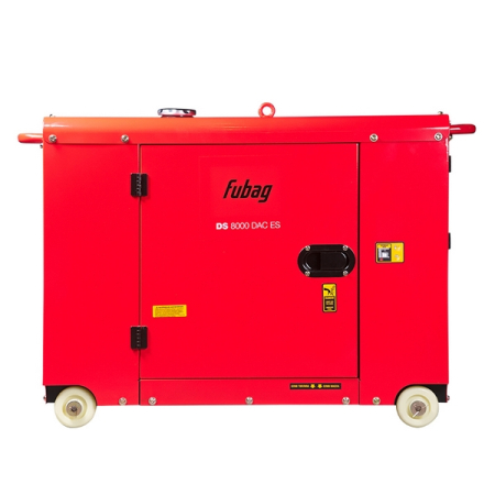 Электростанция дизельная с электростартером и коннектором автоматики, трехфазная, кожух, Fubag DS 8000 DAC ES