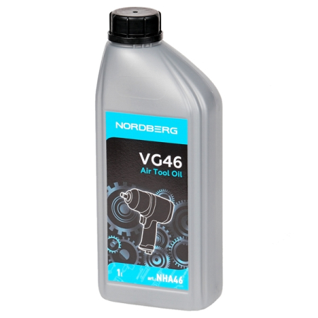 NORDBERG NHA46 Масло для пневмоинструмента ISO-46 (1л)