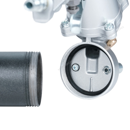 Nordberg NO3401 Шприц плунжерный пневматический для густой смазки, с поворотом рукоятки, 400 мл