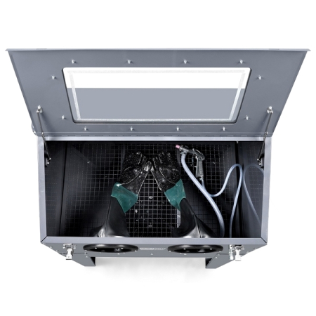 Камера пескоструйная, фронтальная загрузка, 220 л, KraftWell KRW-SB220F