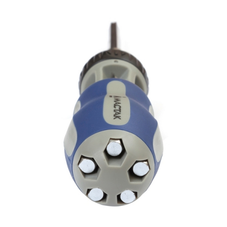 Отвёртка со сменными вставками, 7 в 1 МАСТАК 049-7LB