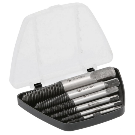 Набор экстракторов M3-M25, 6 шт, HOEGERT HT8G404