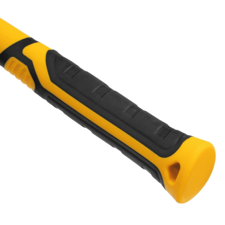 Киянка резиновая, 680 г, черная, фибергласовая рукоятка, DENZEL 11145