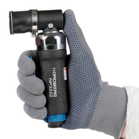 NORDBERG NP4752 Пневмошлифмашинка угловая орбитальная, эксцентрик 1,5 мм, диск 30 мм