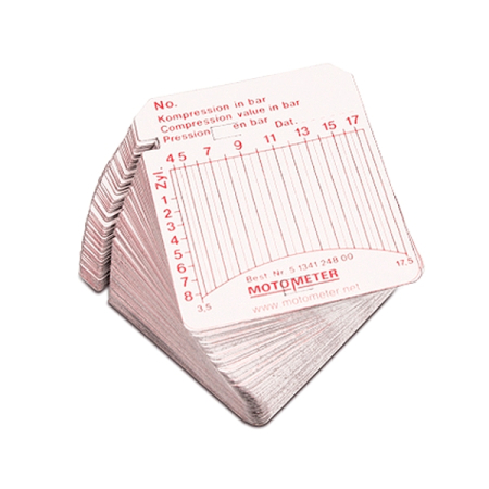 Карточки к компрессографу 10-60 бар (100 шт) MOTOMETER 622 001 0060