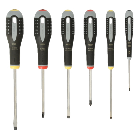 BAHCO BE-9881 Набор отверток Slotted, Phillips, 6 предметов