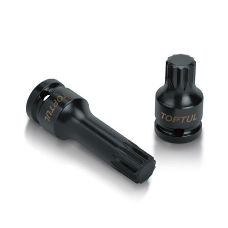 Набор ударных бит 1/2'', SPLINE M14-M18, 6 предметов, TOPTUL GDAI0601