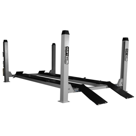 Подъемник 4-стоечный электрогидравлический, 4,5 т, для сход-развала, KRAFTWELL KRW450AT