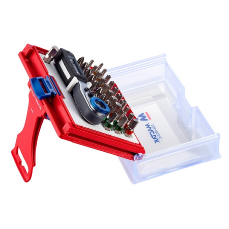 Набор вставок (бит) 1/4 дюйма, TORX, HEX, PZ, PH, SLOT, 33 предмета МАСТАК 058-10033C