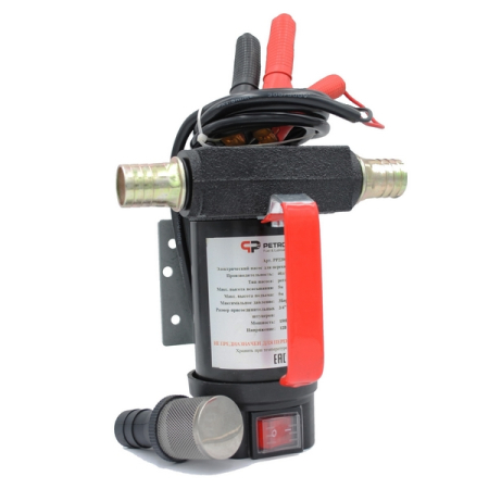 Электронасос для ДТ и керосина, 12 В, 40 л/мин, Petropump DCTP40
