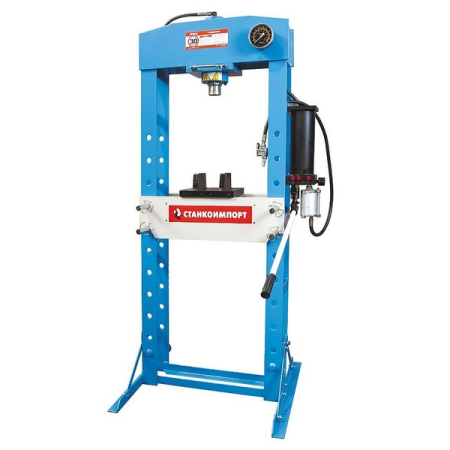 Пресс гидравлический гаражный, 30 т, с ручным и пневмоприводом, СТАНКОИМПОРТ SD0808CEA