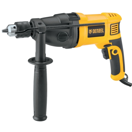 Дрель ударная 1050 Вт, 0-3000/0-1100 об/мин, 0-48000/0-17600 уд/мин DENZEL ID-1050-2