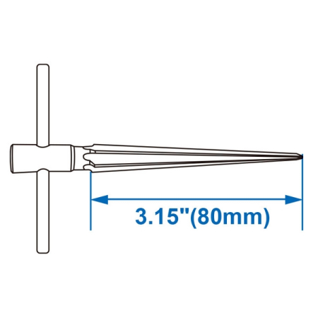 KING TONY 7E61001 Развертка ручная коническая 3-10 мм