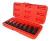 Набор бит-головок 1/2" HEX H5-19ммх60мм ударных в кейсе 8 предметов JTC-J408H