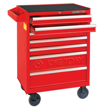 Тележка инструментальная на колесах, 7 ящиков King Tony 87434-7B