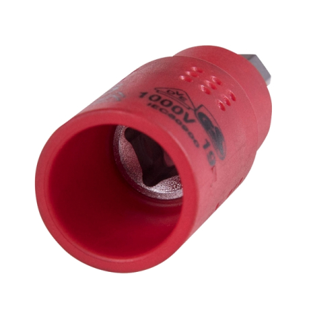 KING TONY 2035VE03 Торцевая насадка (бита) диэлектрическая 1/4", HEX H3, L=54 мм