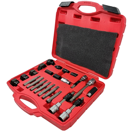 Съемник шкива генератора, 24 предмета, AE&T TA-A1123