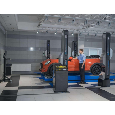 Стенд развал схождение бесконтактный ТЕХНО ВЕКТОР 8 SmartLight 8218