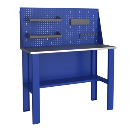 Верстак слесарный гаражный бестумбовый с экраном Верстакофф PROFFI-E