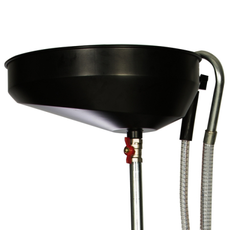 Установка для слива и откачки масла и антифриза, 70 л, с мерной емкостью, KraftWell KRW1839.70L