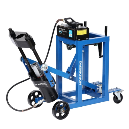 NORDBERG N31PE76A Выпрессовщик шкворней гидравлический 75 т, пневмопривод, с тележкой