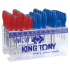 KING TONY 87110 Подставка для отверток на 72 предмета, плексиглас