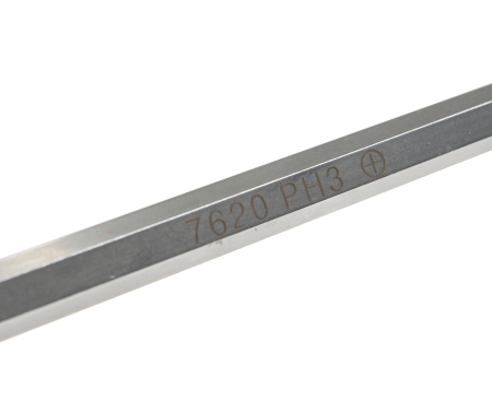 Отвертка крестовая PH 3.0х150мм усиленная со сквозным стержнем JTC