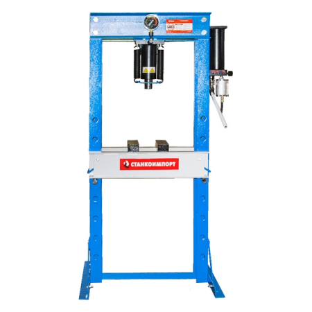 Пресс гидравлический гаражный, 40 т, с ручным и пневмоприводом, СТАНКОИМПОРТ SD0806