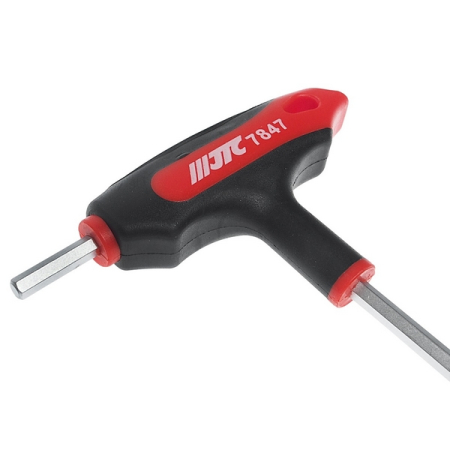 Ключ шестигранный Т-образный 5 мм, шаровый, JTC-784705