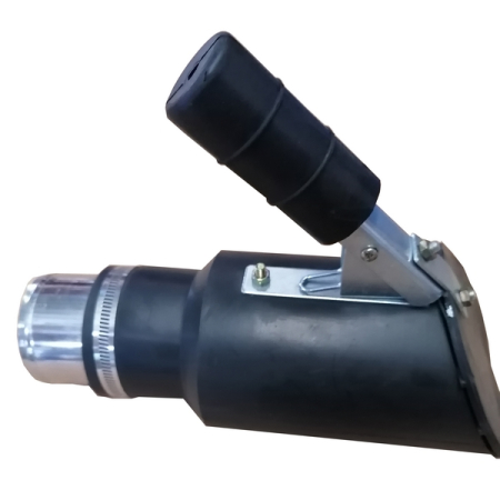 Насадка газоприемная круглая с наклонной крышкой 127 мм KraftWell KRW-EN-127X