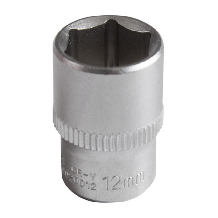 Головка торцевая стандартная шестигранная 1/4", 12 мм, AFFIX AF00020012