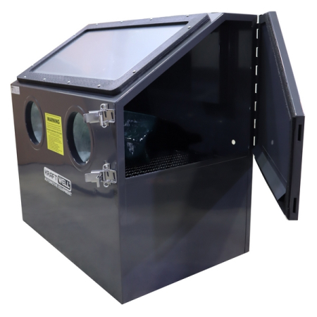 Камера пескоструйная настольная, боковая загрузка, 110 л, KraftWell KRW-SB110