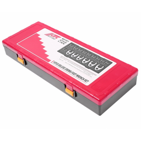 Набор ключей разрезных односторонних, 10-27 мм, 16 предметов, JTC-K6161