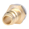 Вставной ниппель латунный быстросъемный M на внешнюю резьбу G3/8''AG KS Tools 5153490