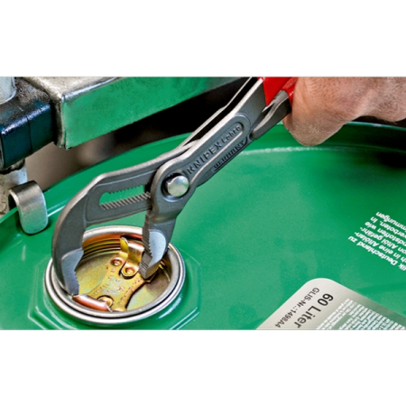 Клещи переставные, зев 50 мм, длина 250 мм, фосфатированные, обливные ручки, KNIPEX Cobra KN-8701250