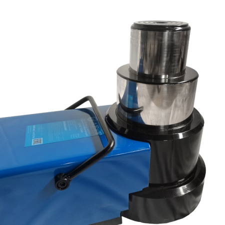 Домкрат подкатной пневмогидравлический, двухштоковый, 120/60 т, AE&T HJ-120/60