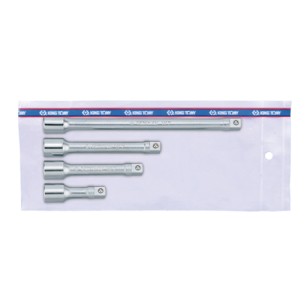 KING TONY 4104PR Набор удлинителей 1/2 дюйма 75, 125, 150, 250 мм 4 предмета