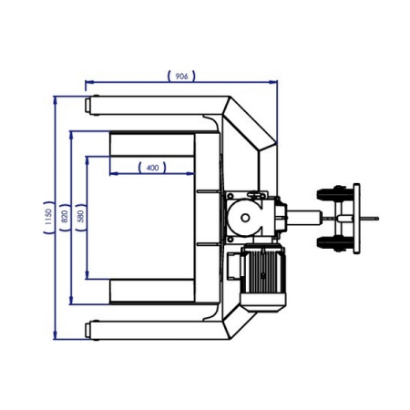 Колонны подкатные электромеханические, 8x5,5 тонн, SLIFT RGB 44 (380V)