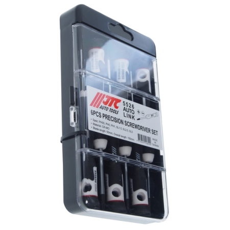 Набор отверток прецизионных PH и SL, 6 предметов, JTC-5526