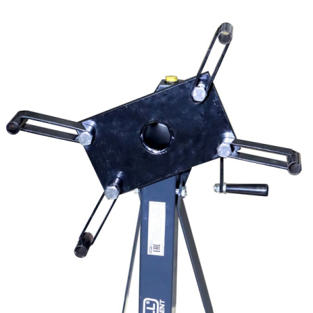 Стенд (кантователь) для разбора двигателей, 900 кг, с редуктором, KRAFTWELL KRWES4