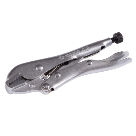 KING TONY 6031-05R Зажим с фиксатором 140 мм, с прямыми губками