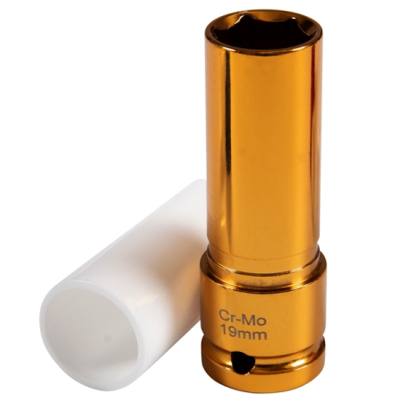 Головка торцевая ударная глубокая 1/2", 19 мм, тонкостенная, пластиковая защита AF00645119