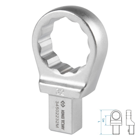 Насадка накидная серии FIT, 32 мм, 14x18 мм KING TONY 34502232M