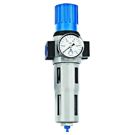 Фильтр влагоотделитель с редуктором 3/8 дюйма, 3500 л/мин, 16 бар Мастак 691-31