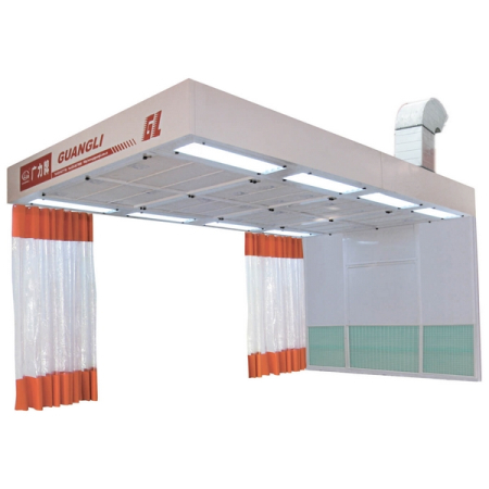 Пост подготовки к окраске с подогревом и верхним пленумом Guangli GL422